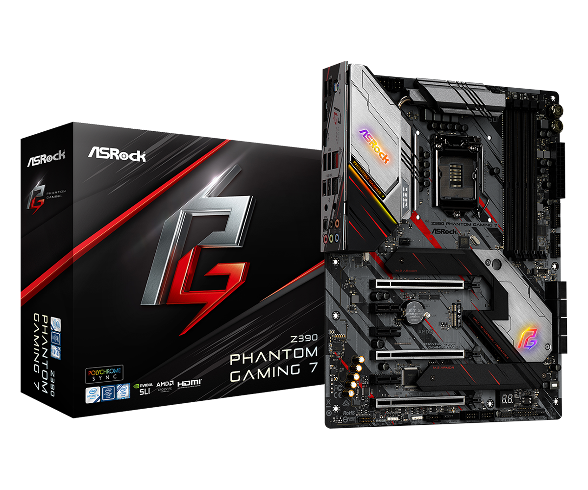 Asrock Z390 Phantom Gaming 7 - Motherboard Specifications On